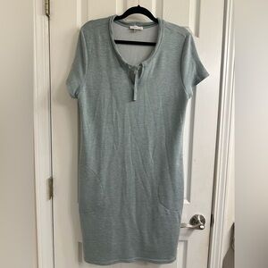 Calvin Klein Light Green Dress With Pockets